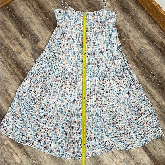 Gilli Multicolor Sleeveless Midi Flowy Dress Spaghetti Straps Women's Size Large - Picture 9 of 12